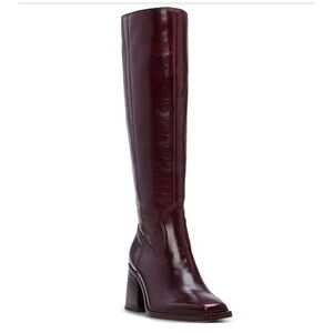 Vince Camuto Sangeti Smooth Leather Square Toe Tall Boots